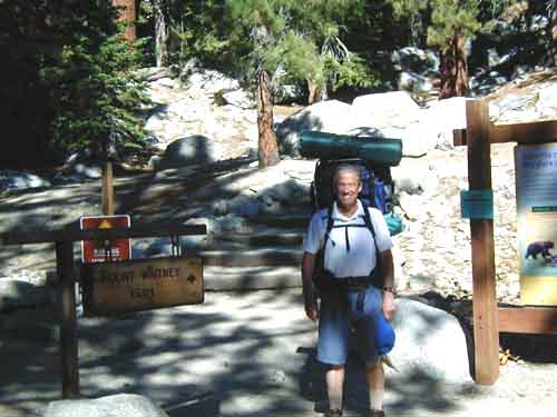 Ted at the Base of Mt. Whitney